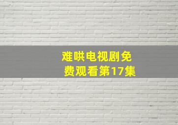 难哄电视剧免费观看第17集