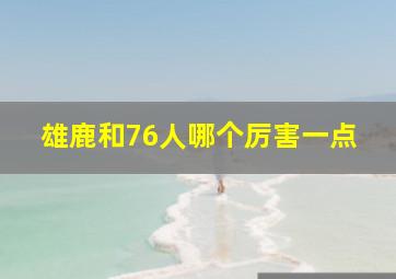 雄鹿和76人哪个厉害一点