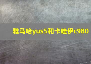 雅马哈yus5和卡哇伊c980