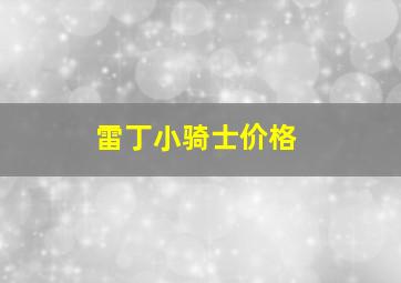 雷丁小骑士价格