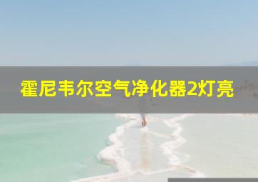 霍尼韦尔空气净化器2灯亮