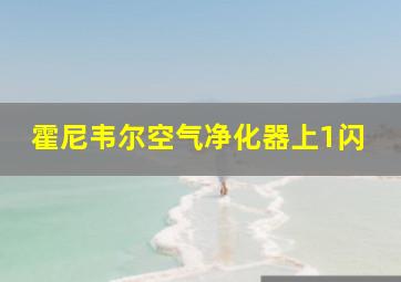 霍尼韦尔空气净化器上1闪