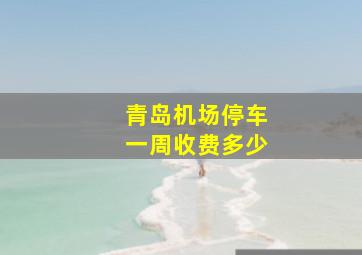 青岛机场停车一周收费多少