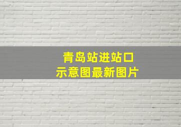 青岛站进站口示意图最新图片