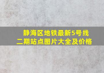 静海区地铁最新5号线二期站点图片大全及价格