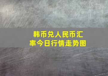 韩币兑人民币汇率今日行情走势图