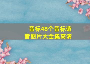 音标48个音标谐音图片大全集高清