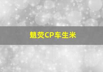 魈荧CP车生米