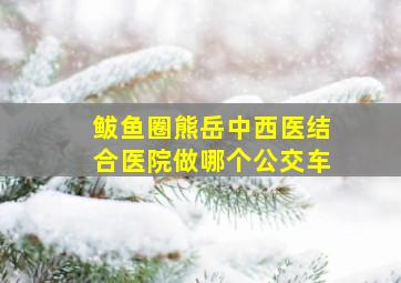 鲅鱼圈熊岳中西医结合医院做哪个公交车