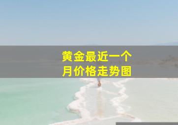 黄金最近一个月价格走势图