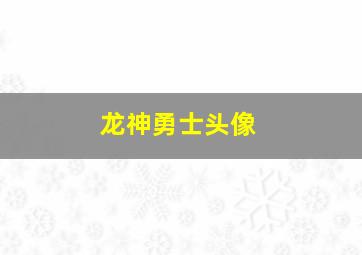 龙神勇士头像