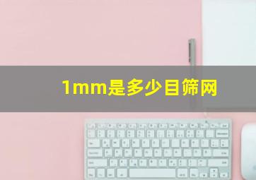 1mm是多少目筛网