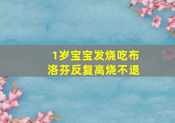 1岁宝宝发烧吃布洛芬反复高烧不退