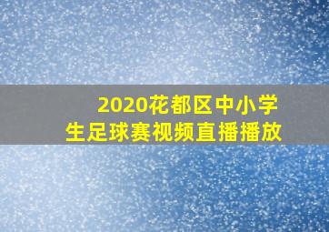 2020花都区中小学生足球赛视频直播播放