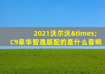 2021沃尔沃×C9豪华智逸版配的是什么音响