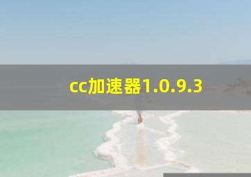 cc加速器1.0.9.3