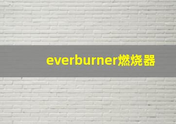 everburner燃烧器