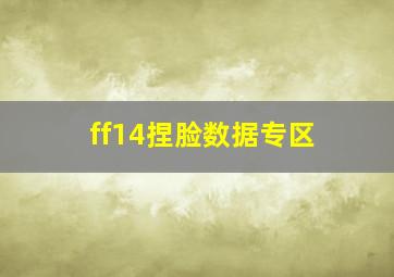 ff14捏脸数据专区