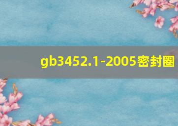 gb3452.1-2005密封圈