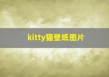 kitty猫壁纸图片