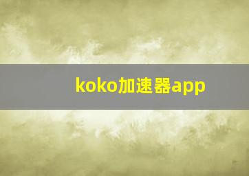 koko加速器app