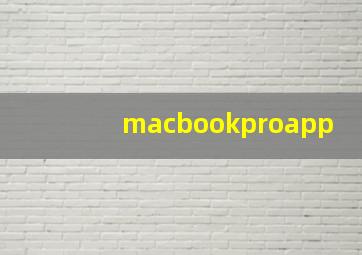 macbookproapp