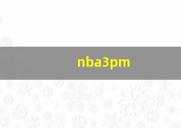 nba3pm