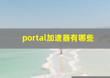 portal加速器有哪些