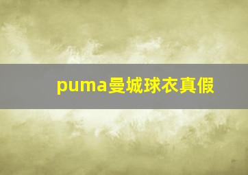 puma曼城球衣真假