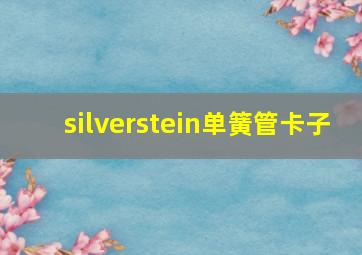 silverstein单簧管卡子