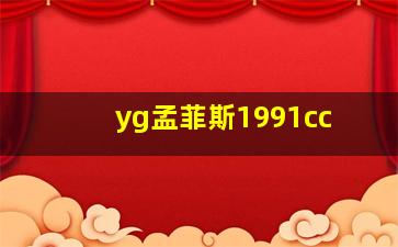 yg孟菲斯1991cc