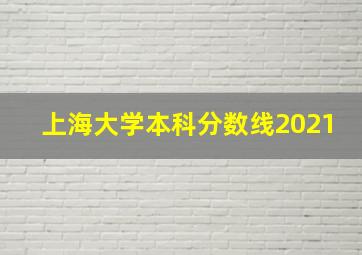 上海大学本科分数线2021