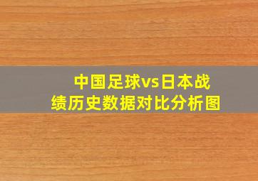 中国足球vs日本战绩历史数据对比分析图