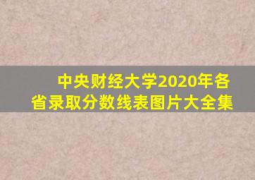 中央财经大学2020年各省录取分数线表图片大全集