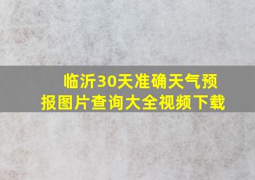 临沂30天准确天气预报图片查询大全视频下载