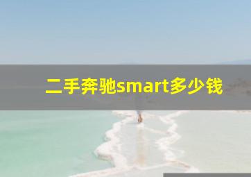 二手奔驰smart多少钱