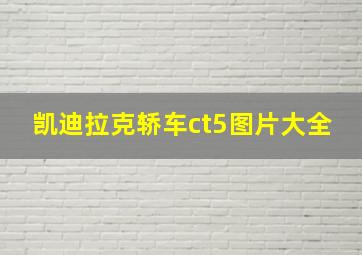 凯迪拉克轿车ct5图片大全