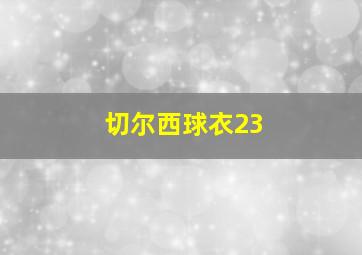 切尔西球衣23