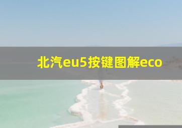 北汽eu5按键图解eco