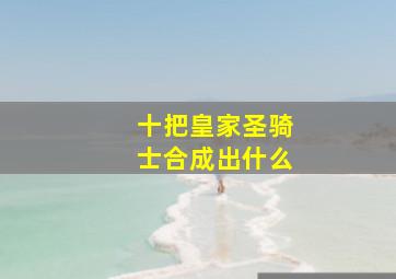 十把皇家圣骑士合成出什么