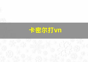 卡密尔打vn