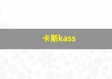 卡斯kass