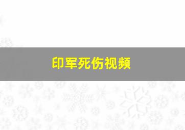 印军死伤视频