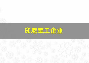 印尼军工企业