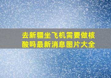 去新疆坐飞机需要做核酸吗最新消息图片大全