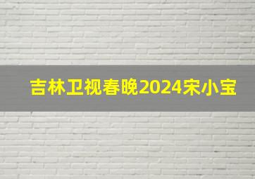 吉林卫视春晚2024宋小宝