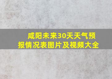 咸阳未来30天天气预报情况表图片及视频大全