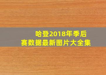 哈登2018年季后赛数据最新图片大全集