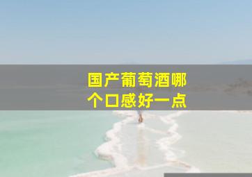 国产葡萄酒哪个口感好一点