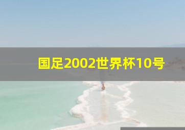 国足2002世界杯10号